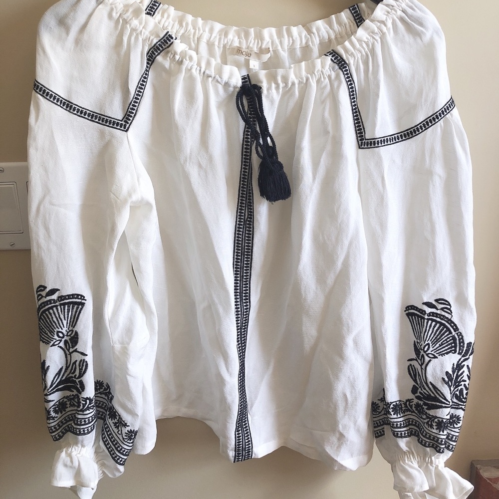 Maje linen top